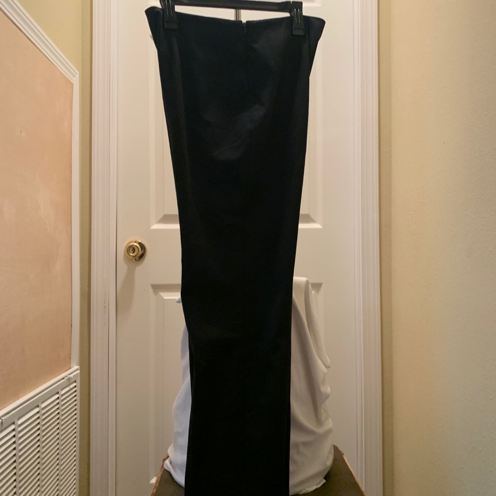 Luxe Eleven pinstripe black dress slacks sz 10